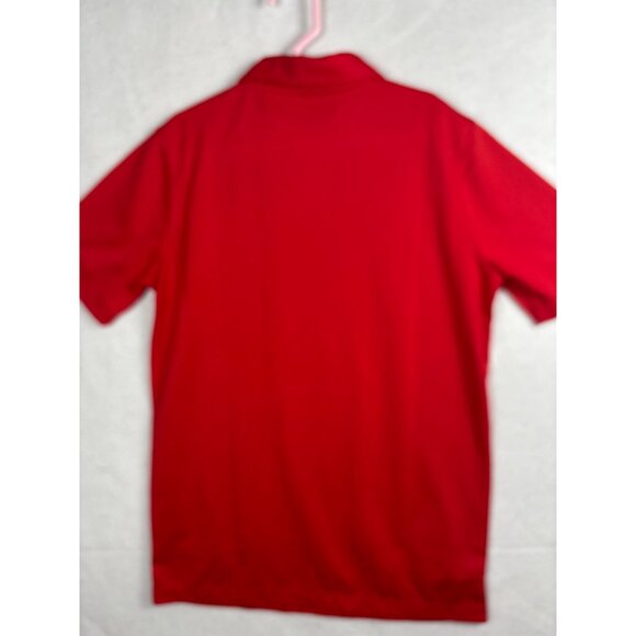 Nike Golf Mens Dri-Fit Red Polo Shirt Medium - Picture 5 of 7